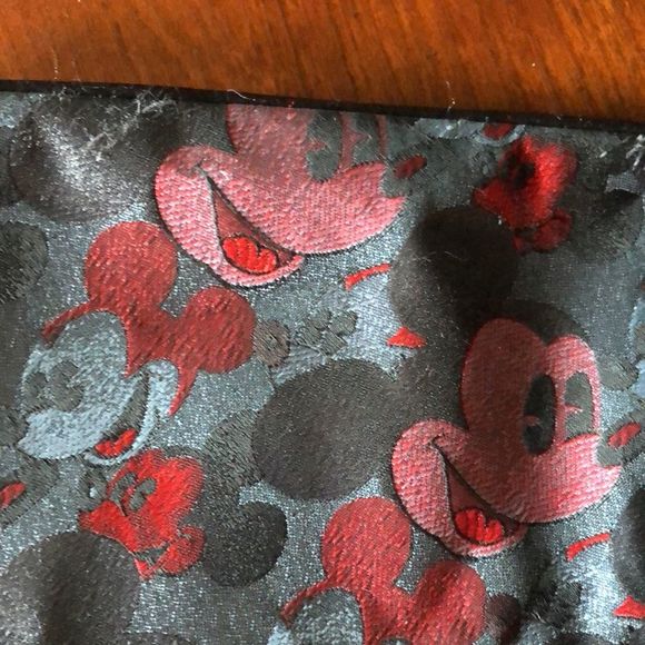 Balancine Presents Tie Works Disney Cummerbund Black, grey, and red Mickey Mouse - Picture 9 of 13